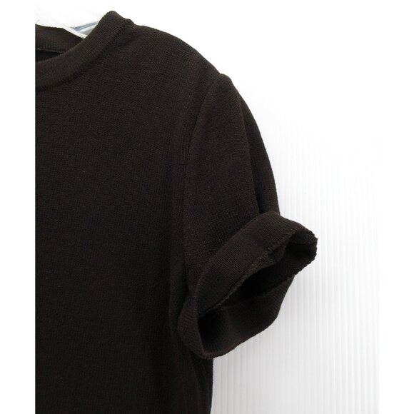 St John Sweater Medium Wool 1/4 Zip Pullover Crop Crewneck Classic - Picture 6 of 10